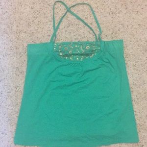 Banana republic factory green tank